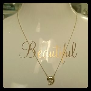 15-17 inch gold costume necklace